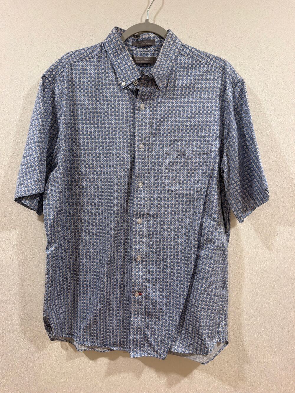 Daniel Cremieux Signature Collection men's short-sleeve button-down shirt
